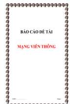 Đề tài Mạng viễn thông