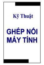 Đề tài Kỹ thuật ghép nối máy tính