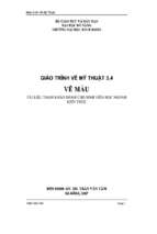 Giáo trình vẽ mỹ thuật 3, 4- Vẽ màu