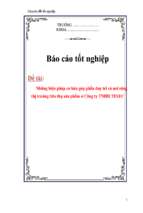 Đề tài Những biện pháp cơ bản góp phần duy trì và mở rộng thị trường tiêu thụ sản phẩm ở Công ty TNHH TESEC