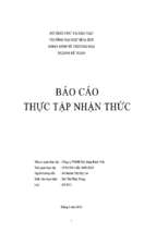 Báo cáo Thực tập nhận thức tại công ty TNHH xây dựng Bách Việt