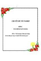 Đề tài Vốn lưu động và hiệu quả sử dụng vốn lưu động ở công ty cổ phần thiết bị thương mại