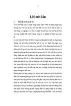 Luận văn Hoàn thiện hoạt động thanh toán quốc tế theo phương thức tín dụng chứng từ tại Sở giao dịch ngân hàng ngoại thương Việt Nam