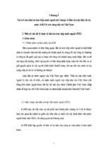 Vai trò của đầu tư trực tiếp nước ngoài nói chung và đầu tư trực tiếp từ các nước ASEAN nói riêng đối với Việt Nam