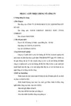 Báo cáo Thực tập tại công ty cổ phần dịch vụ du lịch đường sắt Hà Nội