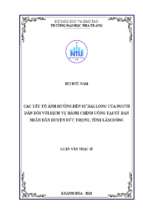 Các yếu tố ảnh hưởng đến sự hài lòng của người dân đối với dịch vụ hành chính công tại ủy ban nhân dân huyện đức trọng, tỉnh lâm đồng