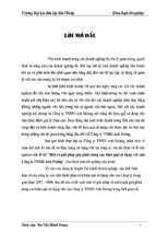 Khóa luận Một số giải pháp góp phần nâng cao hiệu quả sử dụng vốn của công ty TNHH Anh Hoàng