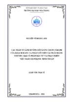 Các nhân tố ảnh hưởng đến lòng trung thành của khách hàng cá nhân gửi tiền tại ngân hàng thương mại cổ phần đầu tư và phát triển việt nam, chi nhánh ninh thuận