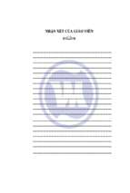 Tiểu luận Thực trạng sản phẩm sữa nước của công ty VinaMilk và các giải pháp tăng cường lợi thế cạnh tranh