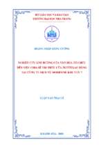 Nghiên cứu ảnh hưởng của văn hóa tổ chức đến việc chia sẻ tri thức của người lao động tại công ty dịch vụ mobifone khu vực 7