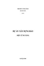 Đề tài Dự án xây dựng báo điện tử Đà Nẵng