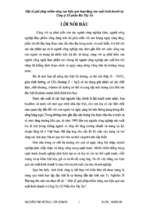 Đồ án Một số giải pháp nhằm nâng cao hiệu quả sản xuất kinh doanh ở công ty cổ phần bia Tây Âu