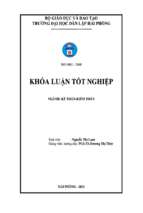 Hoàn thiện tổ chức kế toán doanh thu, chi phí và xác định kết quả kinh doanh tại công ty cổ phần dược phẩm Hải Phòng