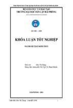 Khóa luận Hoàn thiện công tác kế toán tập hợp chi phí sản xuất và tính giá thành sản phẩm tại công ty cổ phần nhựa thiếu niên Tiền Phong