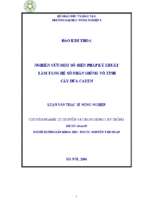 Nghiên cứu một số biện pháp kỹ thuật làm tăng hệ số nhân giống vô tính cây dứa cayen