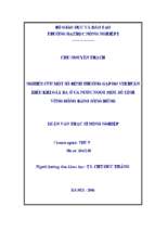 Nghiên cứu một số bệnh thường gặp do vi khuẩn hiếu khí gây ra ở cá nước ngọt một số tỉnh vùng đồng bằng sông hồng