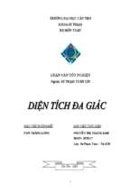 Luận văn tốt nghiệp diện tích đa giác