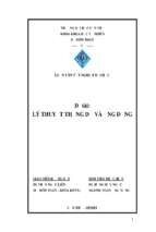 Lý thuyết thặng dư và ứng dụng