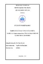 Nghiên cứu kỹ thuật ương nuôi ấu trùng nghêu lụa (paphia undulata born, 1778) giai đoạn trôi nổi tại nha trang, khánh hòa