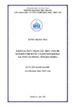 đánh giá thực trạng cấu trúc lồng bè nuôi biển thích ứng với biến đổi khí hậu tại vịnh vân phong, tỉnh khánh hòa