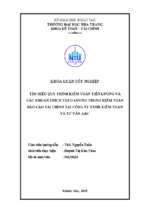 Tìm hiểu quy trình kiểm toán tiền lương và các khoản trích theo lương trong kiểm toán báo cáo tài chính tại công ty tnhh kiểm toán và tư vấn a&c