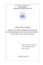 Phân tích các nhân tố ảnh hưởng đến khuynh hướng mua sắm hàng hiệu trong giới trẻ (thế hệ y)