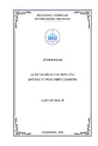 Quản trị rủi ro tín dụng của quỹ đầu tư phát triển lâm đồng