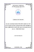 Giá trị cảm nhận ảnh hưởng đến ý định vay vốn lại của khách hàng tại ngân hàng nông nghiệp và phát triển nông thôn việt nam, chi nhánh huyện bác ái, tỉnh ninh thuận