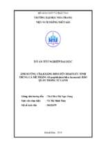 ảnh hưởng của kháng sinh đến hoạt lực tinh trùng cá mè trắng (hypophthalmichthys harmandi) bảo quản trong tủ lạnh