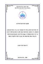 ảnh hưởng của các nhân tố của môi trường tổ chức đến hành vi hỗ trợ thương hiệu của nhân viên ngân hàng thương mại cổ phần đầu tư và phát triển việt nam, chi nhánh nha trang