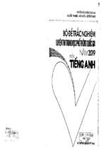 Bộ đề trắc nghiệm luyện thi trung học phổ thông quốc gia năm 2019 môn tiếng anh