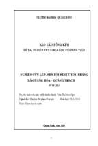 Nghiên cứu lên men tỏi đen từ tỏi trắng xã quảng hòa – quảng trạch