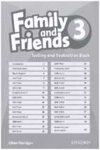 Family and friends 3 testing and evaluation book full
