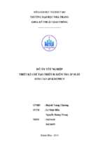 Thiết kế chế tạo thiết bị kiểm tra áp suất bơm cao áp   kim phun