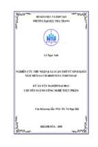 Nghiên cứu thu nhận β glucan thô từ sinh khối nấm men saccharomyces cerevisiae