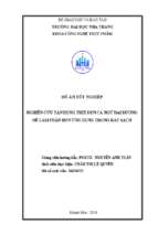 Nghiên cứu tận dụng thịt đen cá ngừ đại dương để làm phân bón ứng dụng trong rau sạch