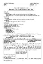 Giáo án tin học 8 học kì 1 full
