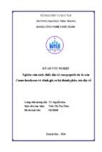 Nghiên cứu tách chiết độc tố conopeptide từ ốc nón conus bandanus và đánh giá sơ bộ thành phần của độc tố