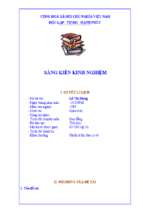 Skkn một số biện pháp nâng cao chất lượng giảng dạy lịch sử địa phương cho học sinh lớp 5 trường tiểu học