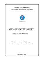 Hoàn thiện công tác kế toán vốn bằng tiền tại công ty cổ phần vận tải và thương mại ttc