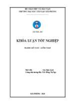 Hoàn thiện công tác kế toán doanh thu, chi phí và xác định kết quả kinh doanh tại công ty cổ phần thế sơn