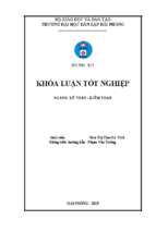 Hoàn thiện công tác kế toán doanh thu chi phí và xác định kết quả kinh doanh tại công ty cổ phần thiết bị phụ tùng và vận tải việt phong