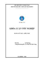 Hoàn thiện công tác kế toán doanh thu, chi phí và xác định kết quả kinh doanh tại công ty cổ phần tiếp vận avina – cn hải phòng