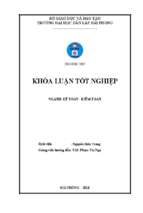 Hoàn thiện công tác kế toán doanh thu, chi phí và xác định kết quả kinh doanh tại công ty tnhh kỹ nghệ công nghiệp phú tài