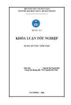 Hoàn thiện công tác kế toán doanh thu, chi phí và xác định kết quả kinh doanh tại công ty tnhh mtv duyên hải – xí nghiệp 7