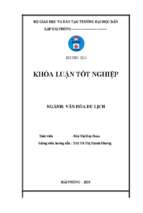 Khai thác văn hóa tộc người cơ tu ở tỉnh quảng nam để phục hoạt động du lịch