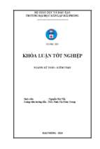 Hoàn thiện công tác kế toán doanh thu, chi phí và xác định kết quả kinh doanh tại công ty cổ phần vận tải logistic đức nam