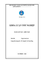 Hoàn thiện công tác kế toán doanh thu, chi phí và xác định kết quả kinh doanh tại công ty tnhh hiền trang