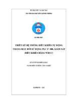 Thiết kế hệ thống tự động điều khiển thang máy đôi, sử dụng plc s7 300, giám sát điều khiển bằng wincc