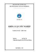 Hoàn thiện công tác kế toán doanh thu, chi phí và xác định kết quả kinh doanh tại công ty cổ phần xây dựng số 1